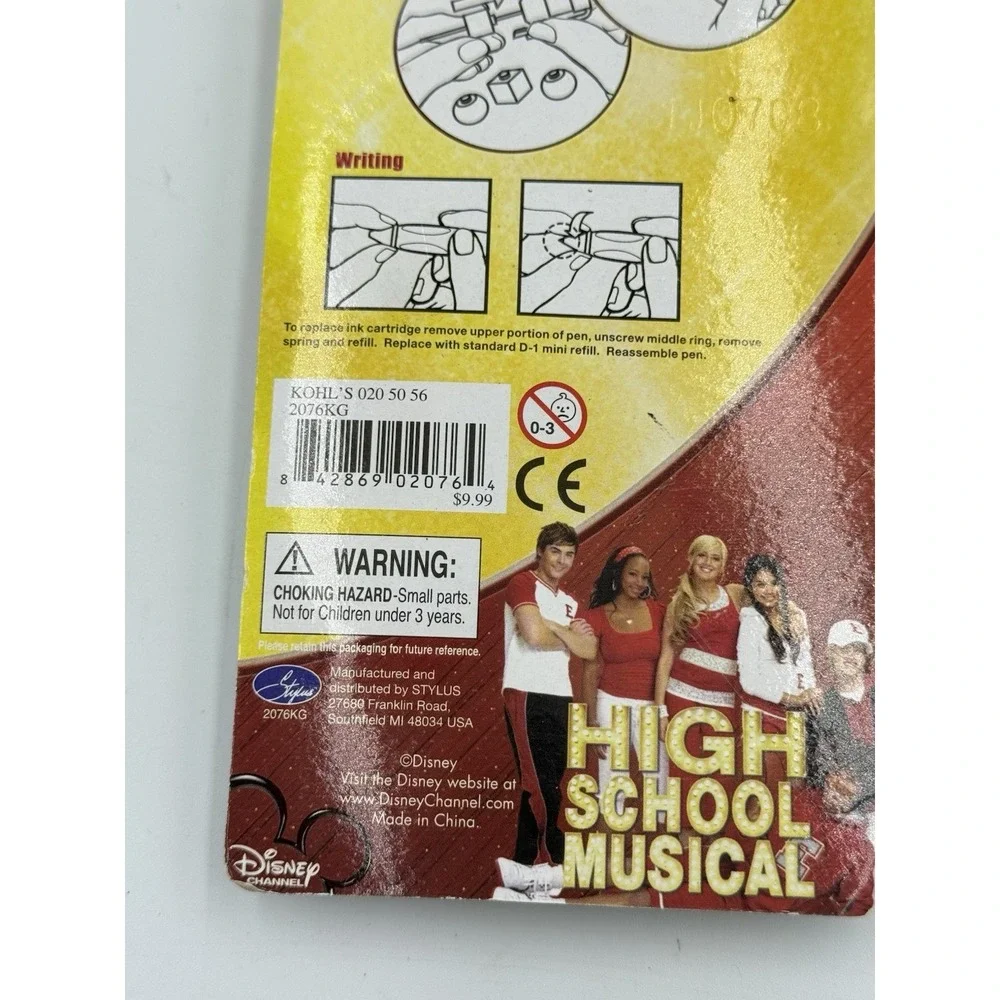 Disney High School Musical 2006 Create Your Own Pen Customizable Beaded Pen